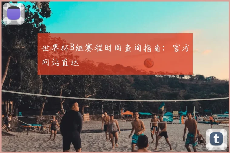 世界杯B组赛程时间查询指南：官方网站直达